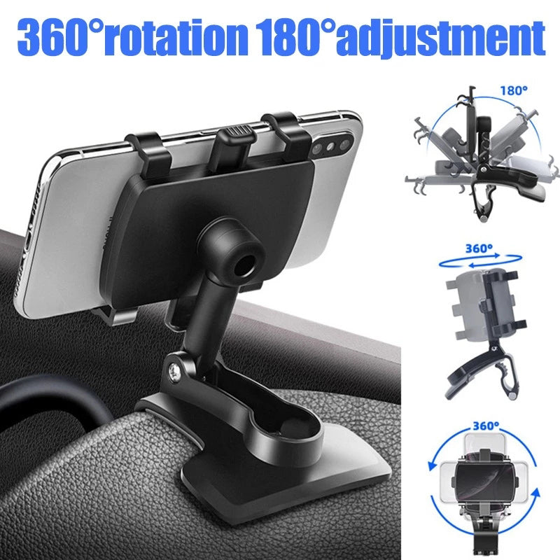 Universal 360 Rotation Multifunctional Car Dashboard Phone Mount Holder 1