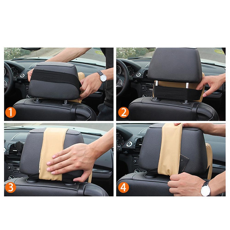 Universal Car Neck Seat Pillow - 100% Soft Memory Foam Stress Relief 5