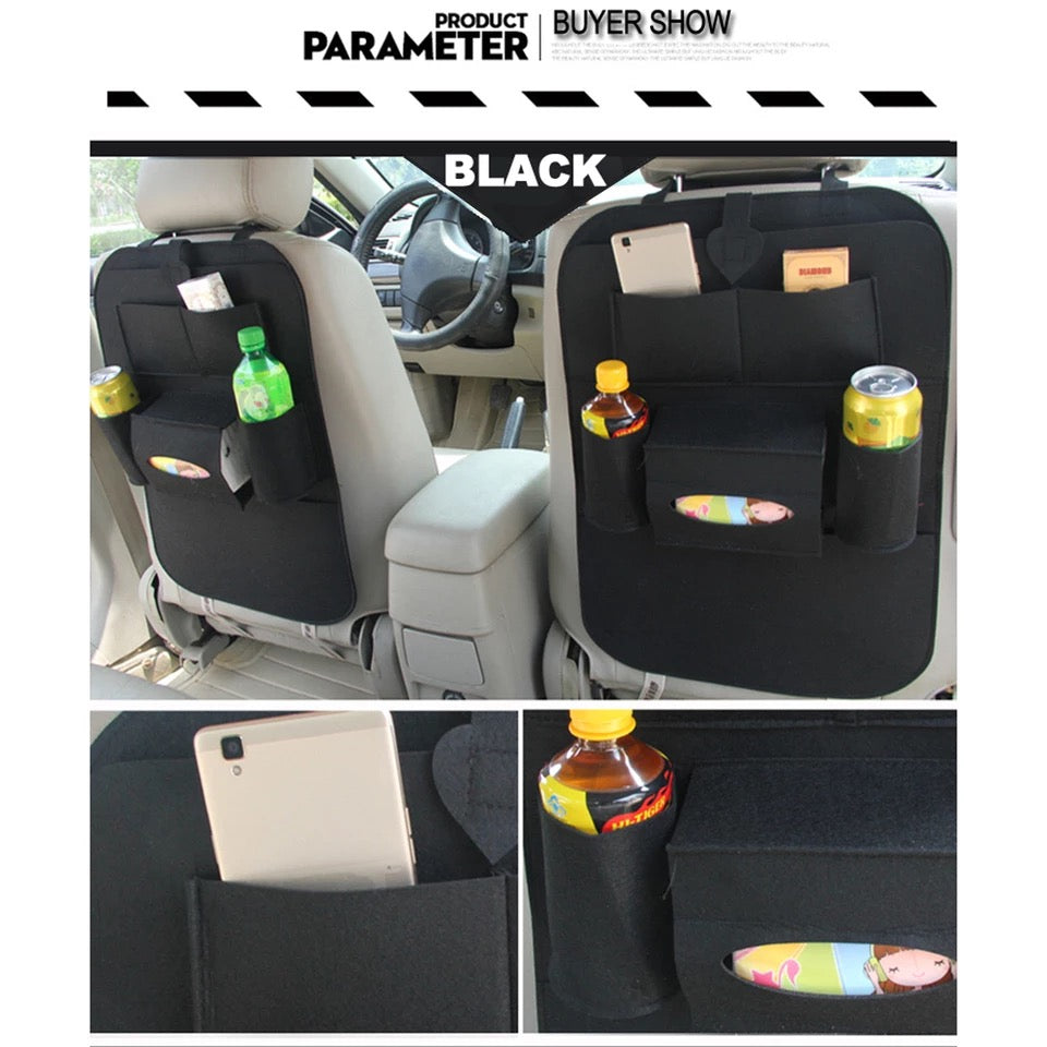 1 PC Car Seat Back Organizer Kids Kick Mats Protectors 1